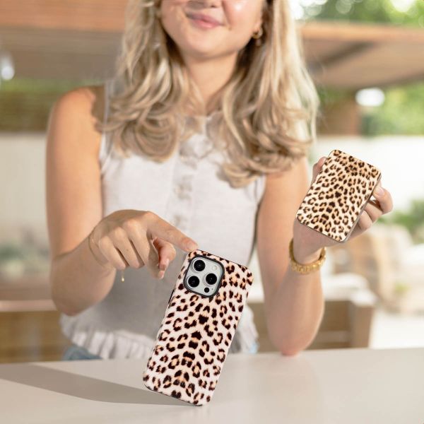 Selencia Powerbank Vivid 5 000 mAh - MagSafe et Qi - Noir / Leopard