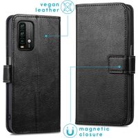 imoshion Étui de télephone portefeuille de luxe Xiaomi Redmi 9T - Noir
