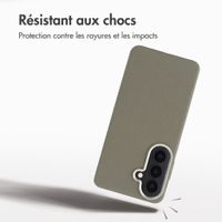 Accezz Coque arrière Mesh avec MagSafe Samsung Galaxy S26 - Gris foncé