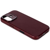 Decoded Coque en cuir MagSafe Apple iPhone 17 - Burgundy