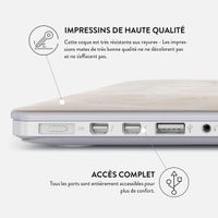 Burga Coque Rigide Apple MacBook Air 13 pouces (2022 / 2024 M3 / 2025 M4 / 2026 M5) - Vanilla Sand