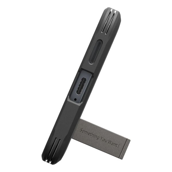 Spigen Coque Tough Armor MagSafe Samsung Galaxy S26 - Gunmetal