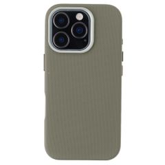 Accezz Coque arrière Mesh avec MagSafe Apple iPhone 16 Pro - Gris foncé