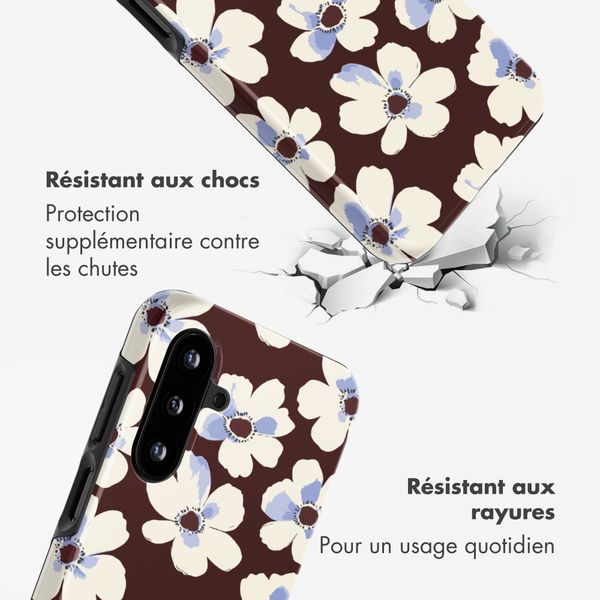 Selencia Coque arrière Vivid Samsung Galaxy A17 (5G) / (4G) - Choco Flower Pop