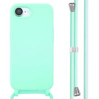 imoshion Coque en silicone avec cordon Apple iPhone 17e / 16e - Vert menthe