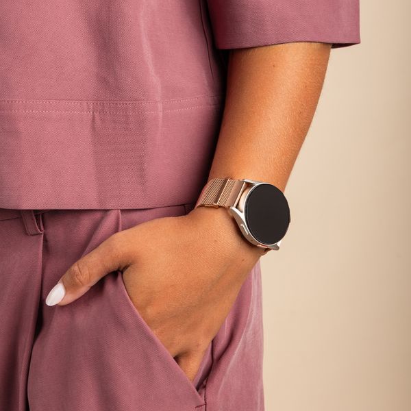 imoshion Bracelet magnétique milanais Samsung Galaxy Watch 9 (40/44mm) / Watch 8 (40/44mm) / Classic (46mm) - Rose Doré