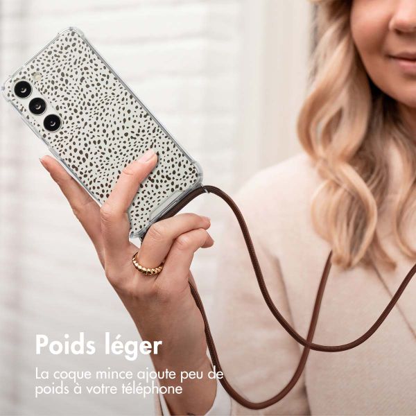 imoshion Coque Design avec cordon Samsung Galaxy S23 - Desert Dots