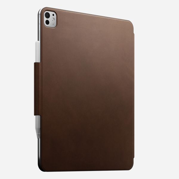 Nomad Leather Folio case Apple iPad Pro 13 (2025) M5 / (2024) M4 - Marron