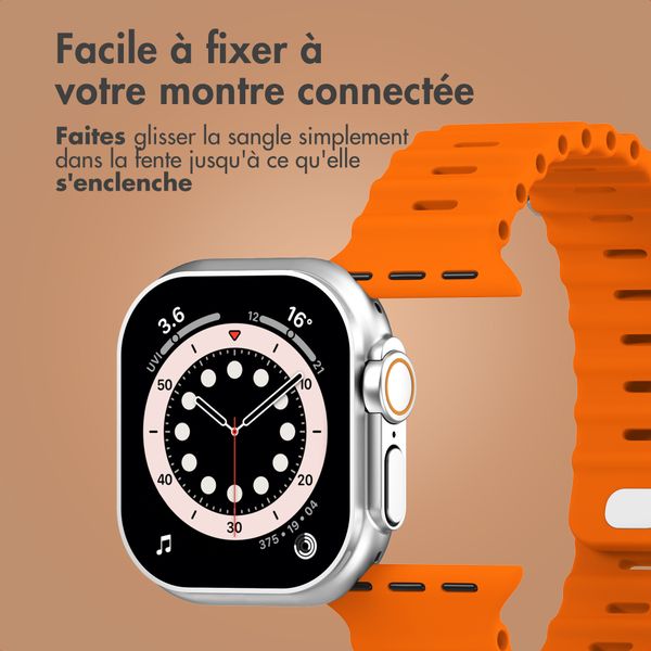 Accezz Bracelet Ocean Apple Watch | 44/45/46/49 mm - Orange