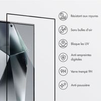 Accezz Protecteur d'écran en verre trempé + Applicateur Samsung Galaxy S24 Ultra
