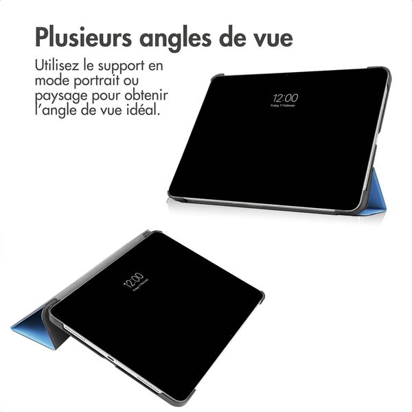imoshion Coque tablette Trifold Apple iPad Air 13 pouces (2026) M4 / (2025) M3 / (2024) M2 - Bleu clair