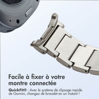 Accezz Bracelet en acier Titane mat Samsung Galaxy Watch Ultra (2024/2025) - Titanium