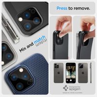 Spigen Optik Lens Protector - Protection complète de la caméra (lot de 2) Apple iPhone 14 Pro / 14 Pro Max - Noir