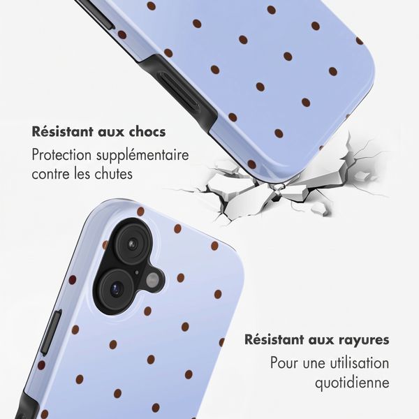Selencia Coque arrière Vivid Apple iPhone 17 - Happy Dots Digital Sky
