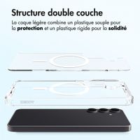 Accezz Coque arrière Xtreme Impact avec MagSafe Samsung Galaxy S26 FE - Transparent