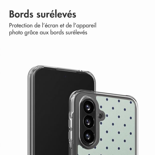 imoshion Coque Design Samsung Galaxy A56 - Polka Dot Mintgroen