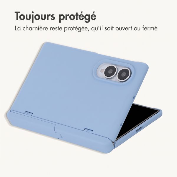 imoshion Color Backcover avec support Samsung Galaxy Z Fold 8 - Bleu clair