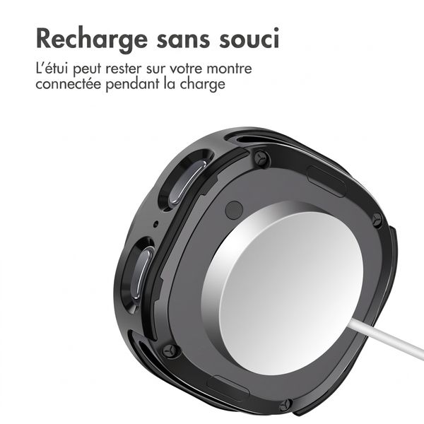 imoshion Coque rigide à couverture complète Samsung Galaxy Watch 8 (44 mm) - Noir