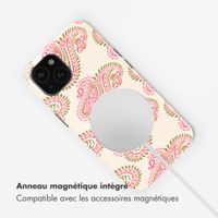 Selencia Coque arrière Vivid avec MagSafe Apple iPhone 15 - Paisley Blush