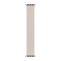 Apple Bracelet Solo tressé Apple Watch | 44/45/46/49 mm - Taille 7 - Starlight