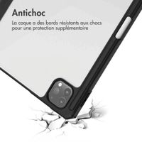 imoshion Coque tablette rigide Trifold Apple iPad Pro 12.9 (2018/2020/2021/2022) - Noir