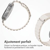 Accezz Bracelet en nylon Alpine Samsung Galaxy Watch Ultra 2 (2026) / Ultra (2024/2025) - Lumière stellaire