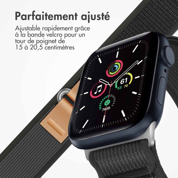 imoshion Bracelet Trail en nylon Apple Watch | 44/45/46/49 mm - Noir