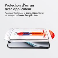 Accezz Protecteur d'écran en verre trempé + Applicateur Apple iPhone 17