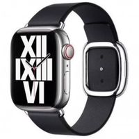 Apple Bracelet Leather Band Modern Buckle Apple Watch | 38/40/41/42 mm - Taille L - Ink