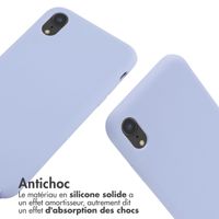 imoshion Coque en silicone avec cordon Apple iPhone Xr - Violet