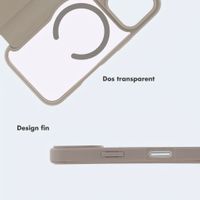 imoshion Bookcase transparente avec MagSafe Apple iPhone 17 Pro - Beige