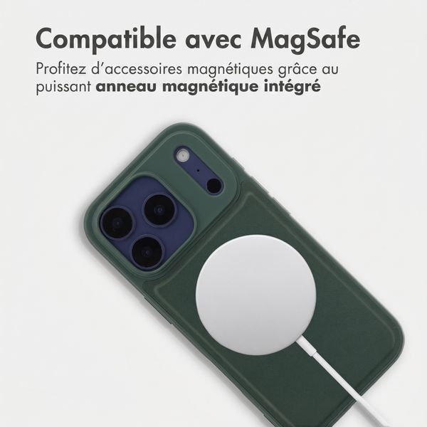 Accezz Coque arrière Edge avec MagSafe Apple iPhone 17 Pro - Vert