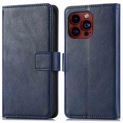 imoshion Étui de télephone portefeuille de luxe Apple iPhone 15 Pro - Bleu foncé