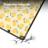 imoshion Coque tablette Design Trifold Apple iPad 6 (2018) 9.7 pouces / iPad 5 (2017) 9.7 pouces / Air 2 (2014)/Air 1 (2013) - Citrus Dream
