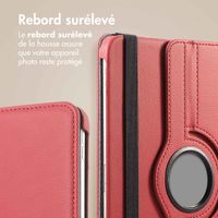 imoshion Coque tablette rotatif à 360° Samsung Galaxy Tab A9 Plus - Rouge foncé