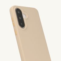 Selencia Coque arrière Rivièra avec MagSafe avec crochets amovibles Samsung Galaxy A36 / A56 - Milky Latte