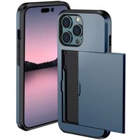 imoshion Coque arrière avec porte-cartes Apple iPhone 14 Pro - Bleu foncé