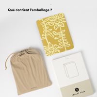 Selencia Coque tablette Vivid Apple iPad 11 (2025) 11 pouces A16 / iPad 10 (2022) 10.9 pouces - Chalky Bloom