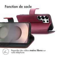 imoshion Étui de télephone portefeuille de luxe Samsung Galaxy S26 Ultra - Bordeaux