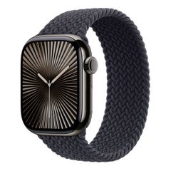 Apple Bracelet Solo tressé Apple Watch | 38/40/41/42 mm - Taille 3 - Midnight