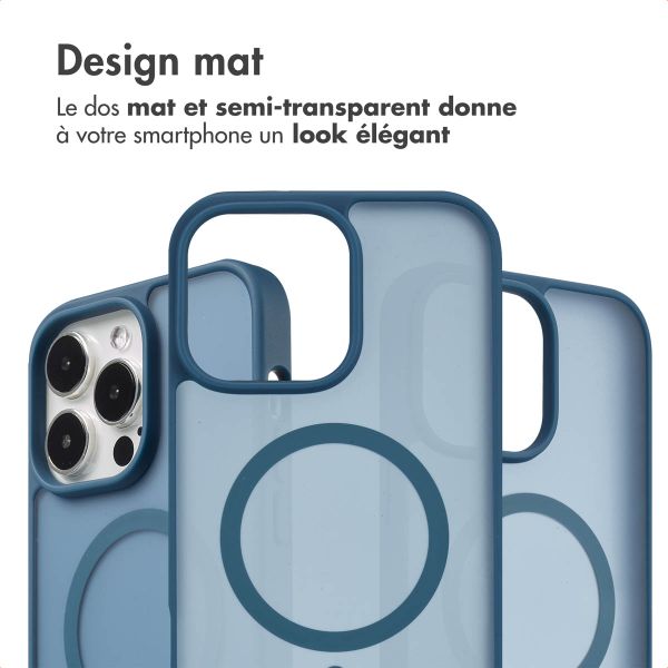 imoshion Coque Color Guard avec MagSafe Apple iPhone 14 Pro Max - Bleu foncé