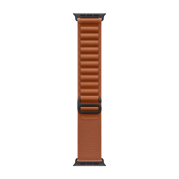 Apple Bracelet Alpine Loop Apple Watch | 44/45/46/49 mm - Taille S - Terracotta / Black Titanium