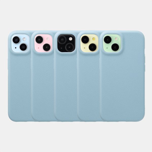 imoshion Coque arrière Texture Apple iPhone 15 - Bleu clair