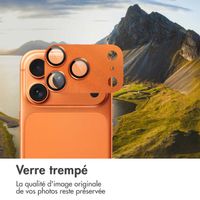 imoshion Protection Caméra en verre trempé 2 Pack Apple Apple iPhone 17 Pro - Cosmic Orange