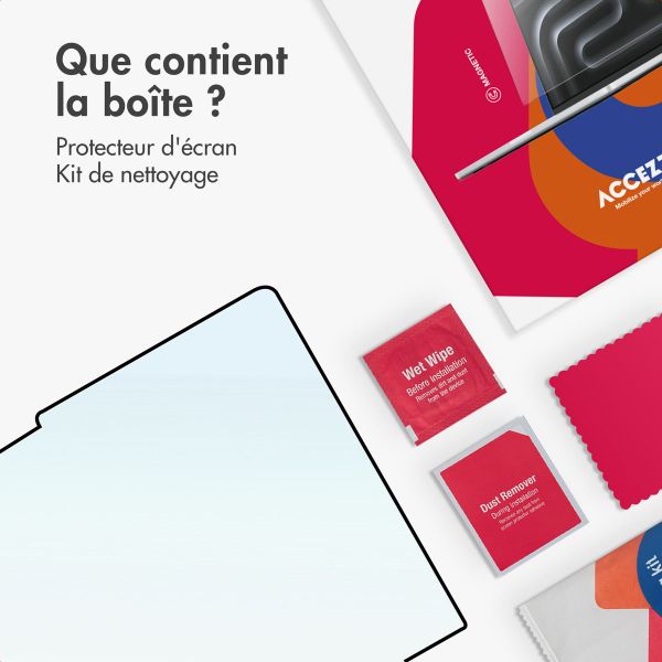 Accezz Protecteur d'écran en verre trempé l'Apple MacBook Pro 16 pouces (2021 / 2023 M3 / 2024 M4 / 2026 M5)