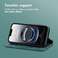imoshion Étui de téléphone portefeuille Slim Apple iPhone 17e / 16e - Vert