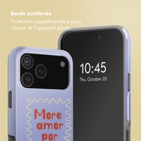Selencia Coque arrière Vivid avec MagSafe Apple iPhone 17 Pro Max - More Amor