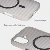 Accezz Coque arrière Lite avec MagSafe | Fluted | Apple iPhone 17 - Matte Black