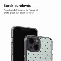 imoshion Coque Design Apple iPhone 13 - Polka Dot Mintgroen