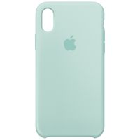 Apple Coque en silicone Apple iPhone X - Marine Green